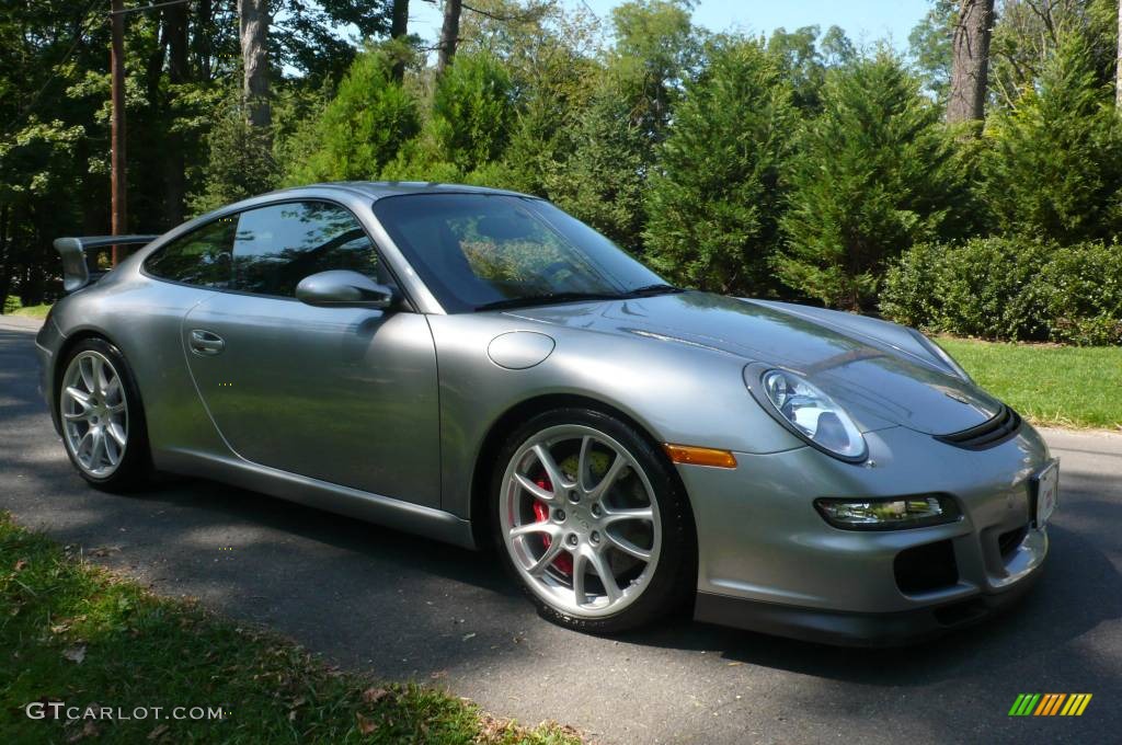 2007 911 GT3 - GT Silver Metallic / Black w/Alcantara photo #1