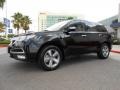 2013 Crystal Black Pearl Acura MDX SH-AWD Technology  photo #3