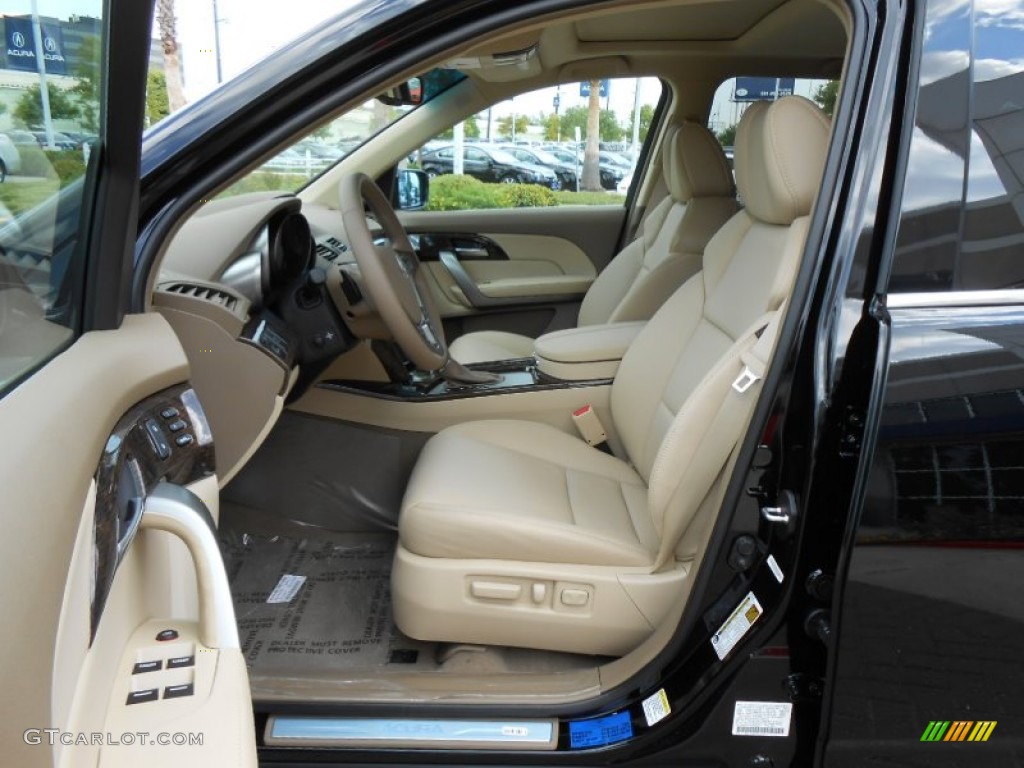 2013 MDX SH-AWD Technology - Crystal Black Pearl / Parchment photo #11