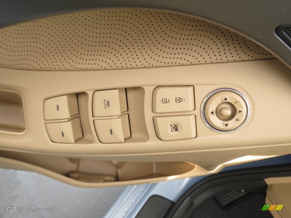 2013 Elantra Limited - Blue Sky Metallic / Beige photo #22
