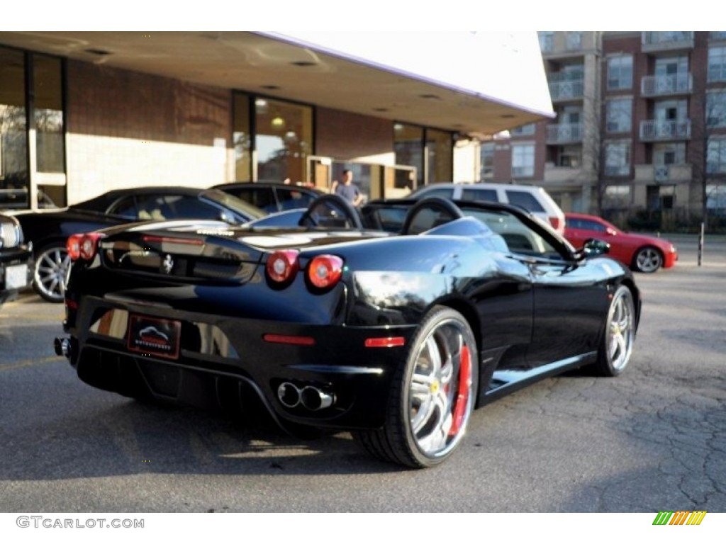 2006 F430 Spider F1 - Nuovo Nero Daytona (Black Metallic) / Nero (Black) photo #7