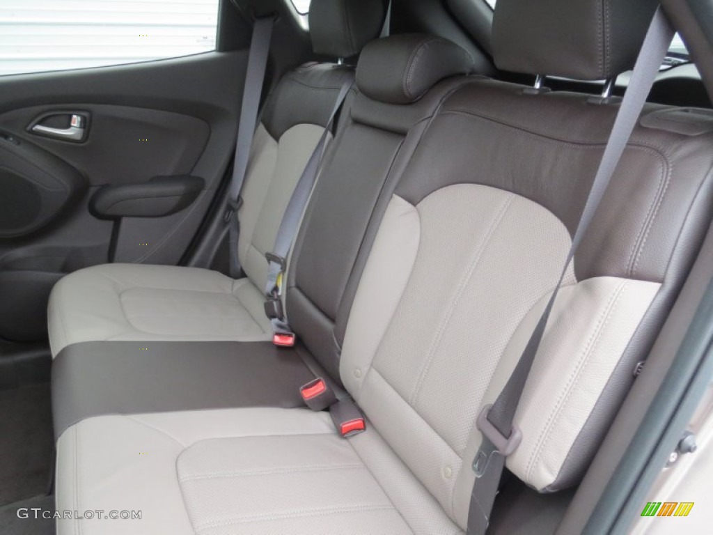 Taupe Interior 2013 Hyundai Tucson Limited AWD Photo #75779252