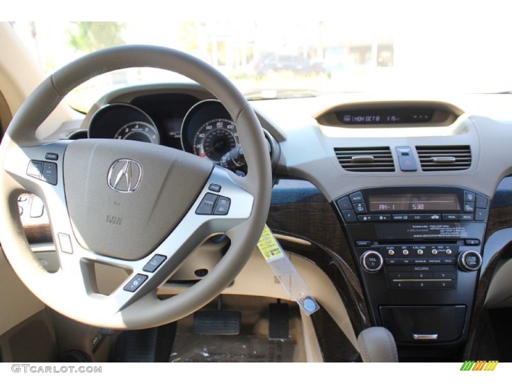 2013 MDX SH-AWD - Aspen White Pearl / Parchment photo #18