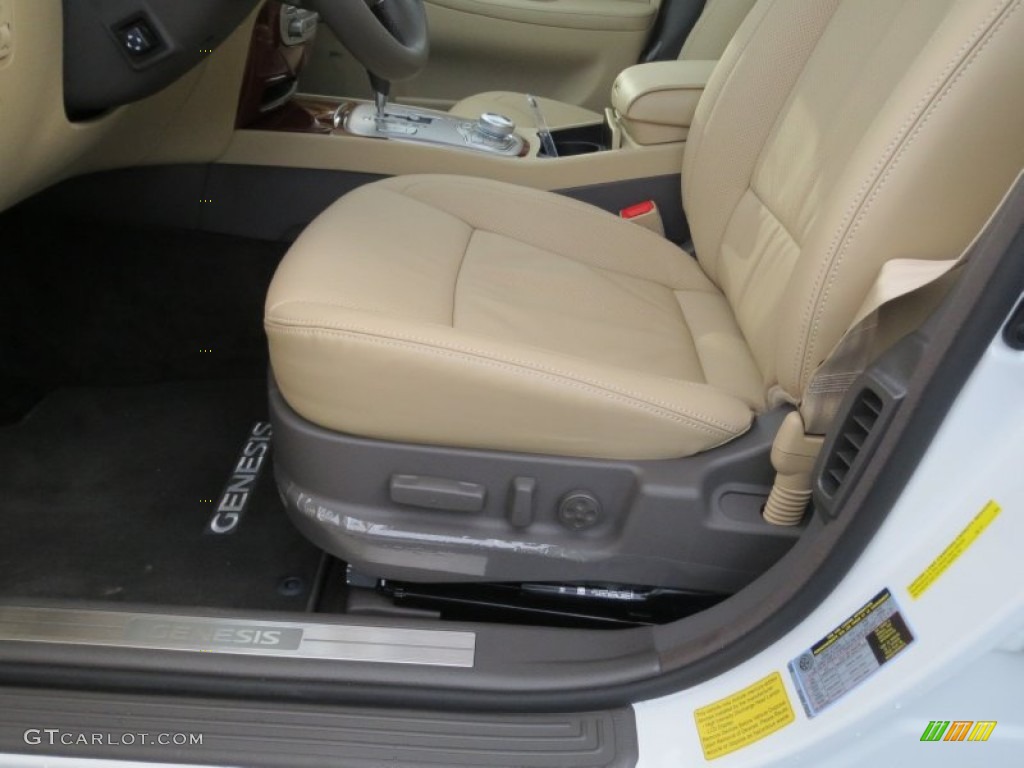 Cashmere Interior 2013 Hyundai Genesis 3.8 Sedan Photo #75779732