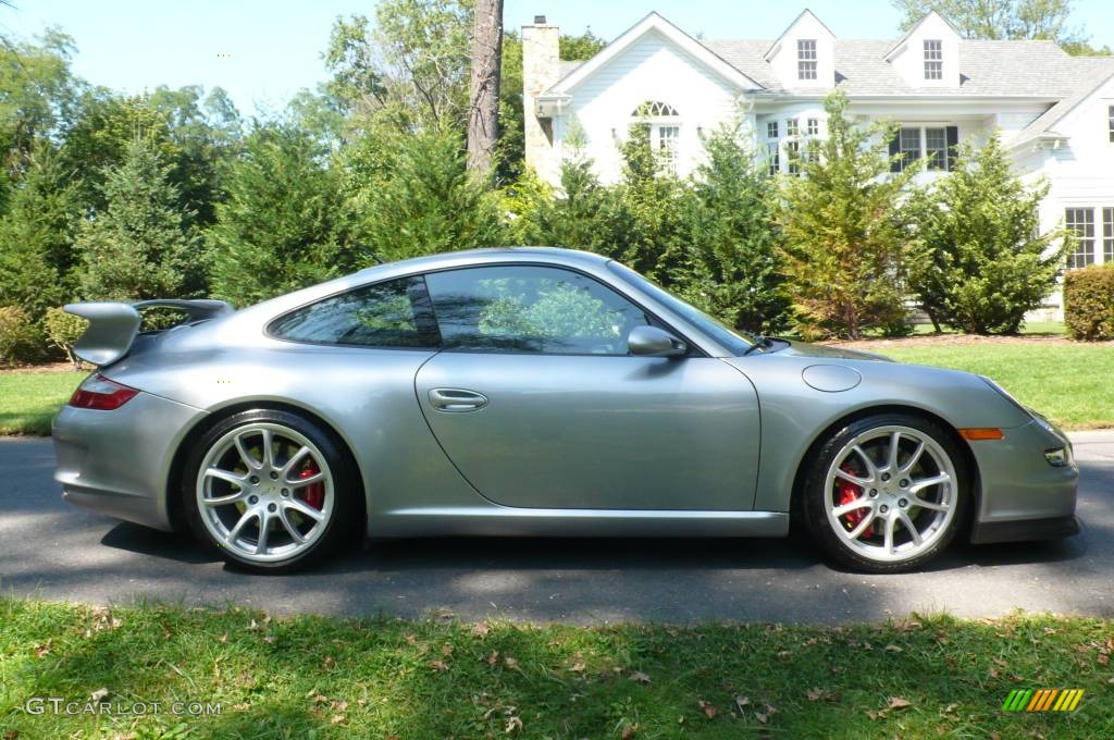 2007 911 GT3 - GT Silver Metallic / Black w/Alcantara photo #7