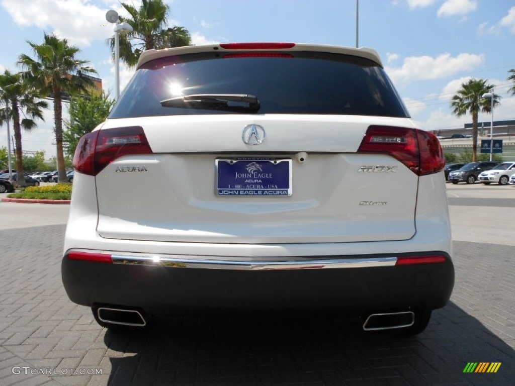 2013 MDX SH-AWD - Aspen White Pearl / Parchment photo #6