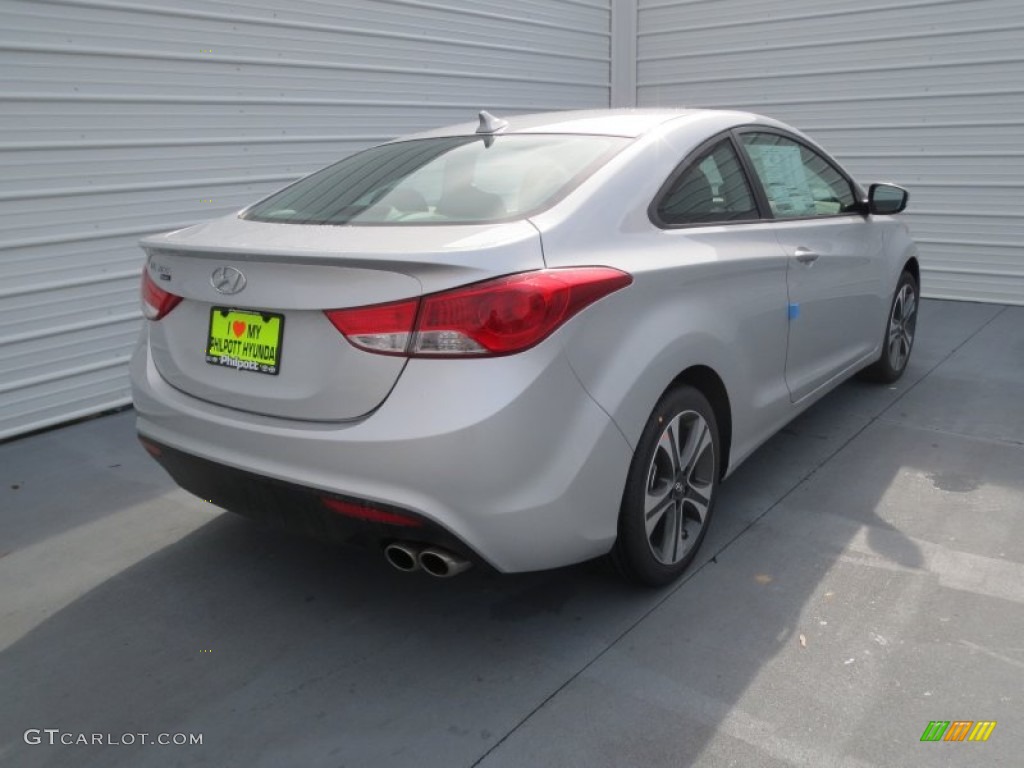 2013 Elantra Coupe GS - Silver / Gray photo #3