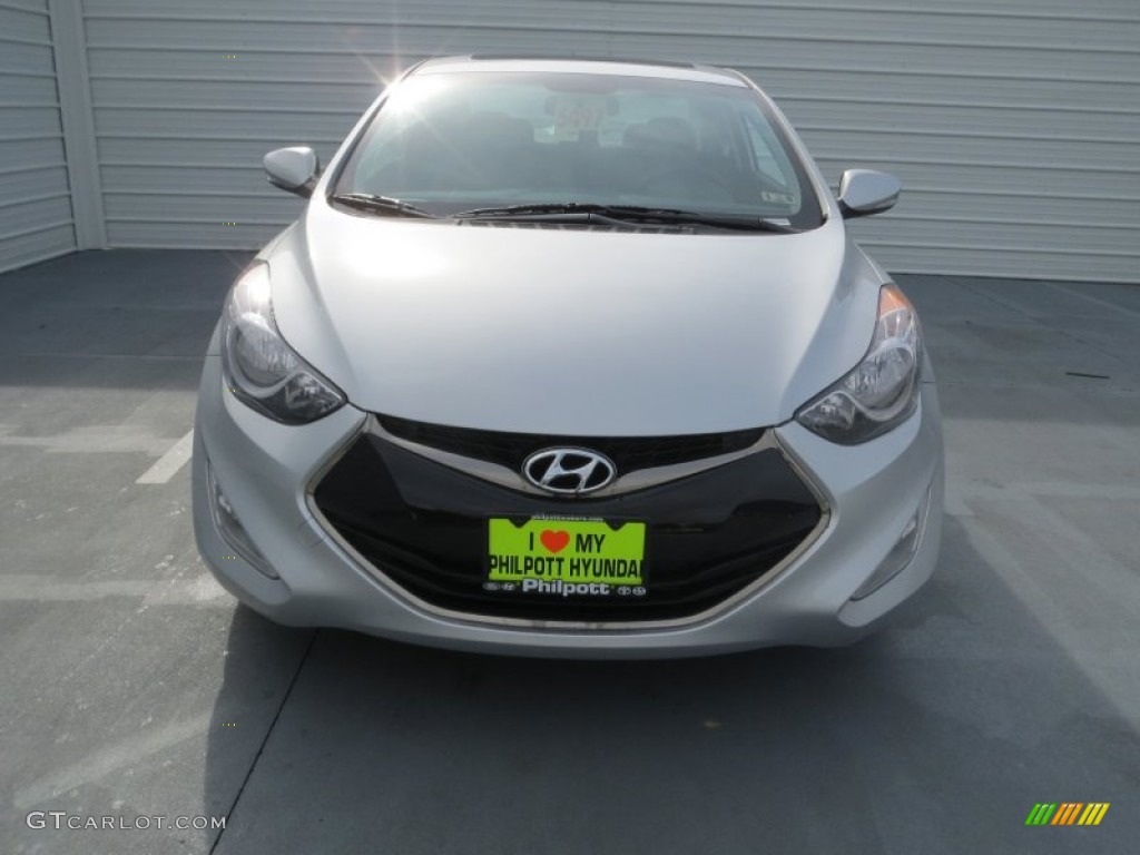 2013 Elantra Coupe GS - Silver / Gray photo #7