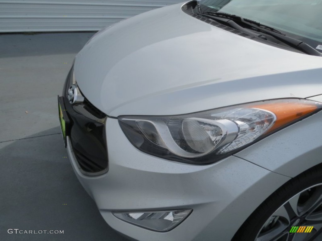 2013 Elantra Coupe GS - Silver / Gray photo #9