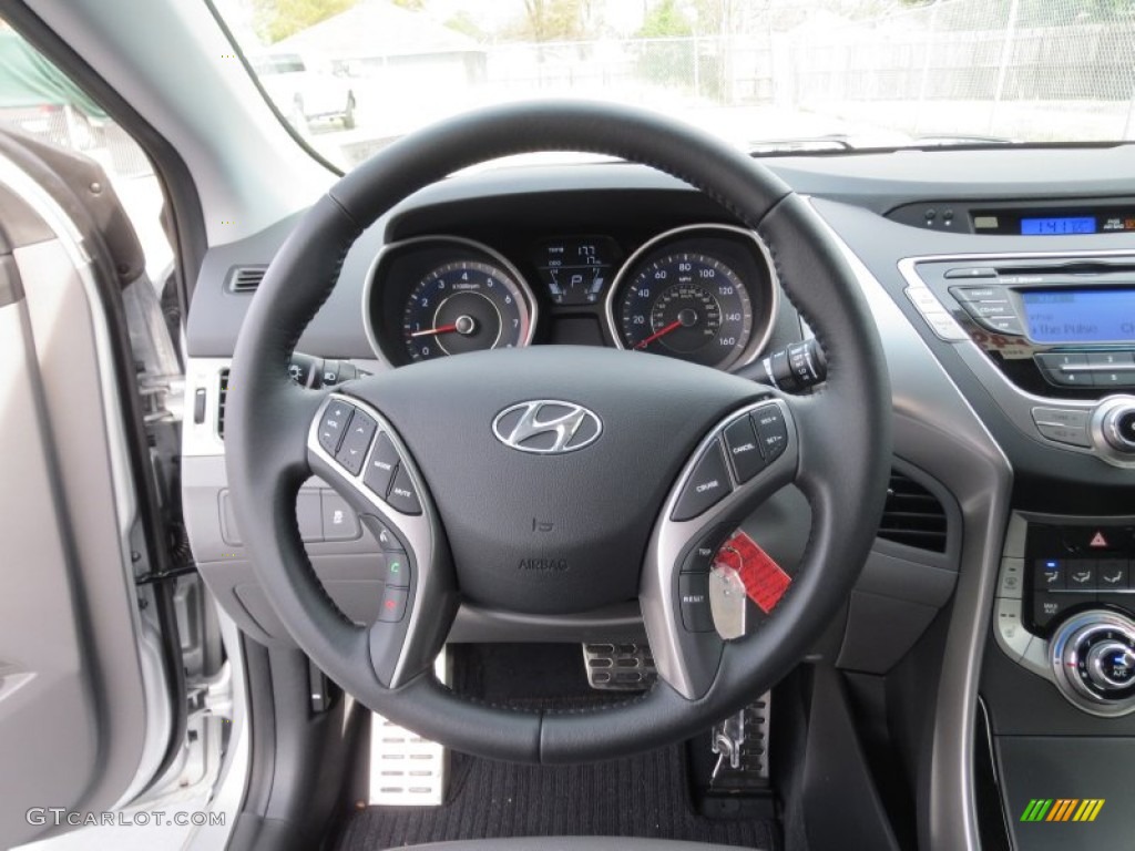 2013 Elantra Coupe GS - Silver / Gray photo #29