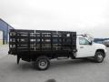 Summit White - Sierra 3500HD Regular Cab Stake Truck Photo No. 16