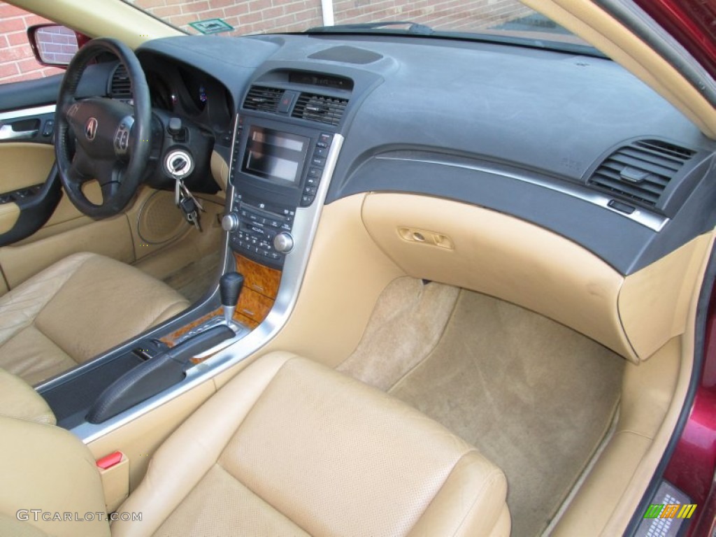 2004 Acura TL 3.2 Camel Dashboard Photo #75782135