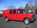 2003 Victory Red Chevrolet Express 2500 Cargo Van  photo #12