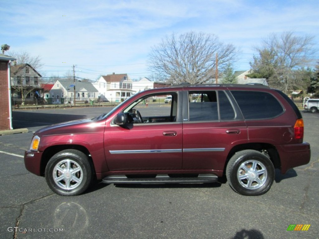 2007 Envoy SLT 4x4 - Cranberry Red Metallic / Ebony photo #1