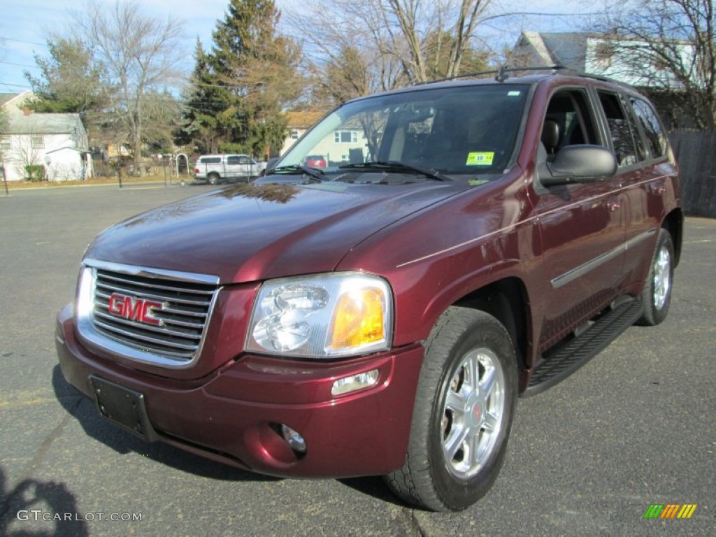 2007 Envoy SLT 4x4 - Cranberry Red Metallic / Ebony photo #2