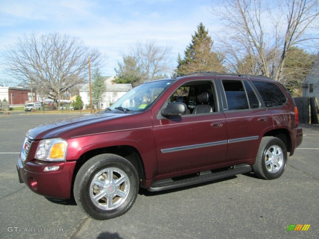Cranberry Red Metallic 2007 GMC Envoy SLT 4x4 Exterior Photo #75782999