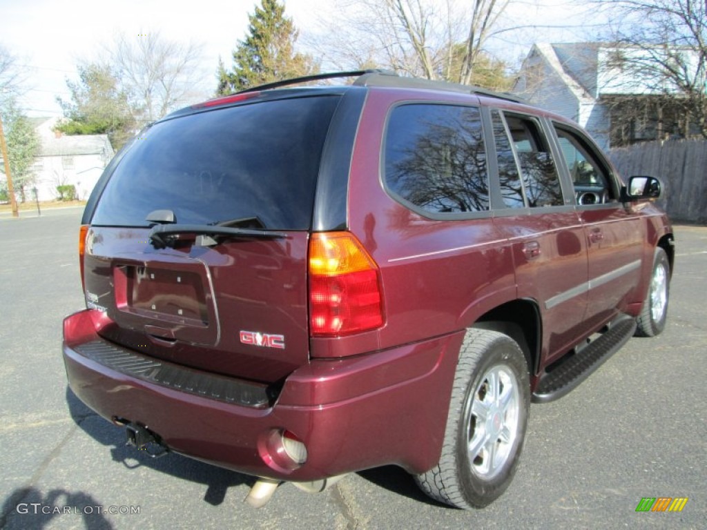 2007 Envoy SLT 4x4 - Cranberry Red Metallic / Ebony photo #7