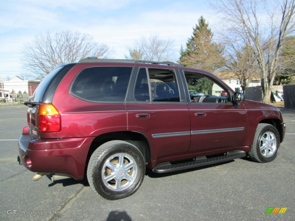 2007 Envoy SLT 4x4 - Cranberry Red Metallic / Ebony photo #8