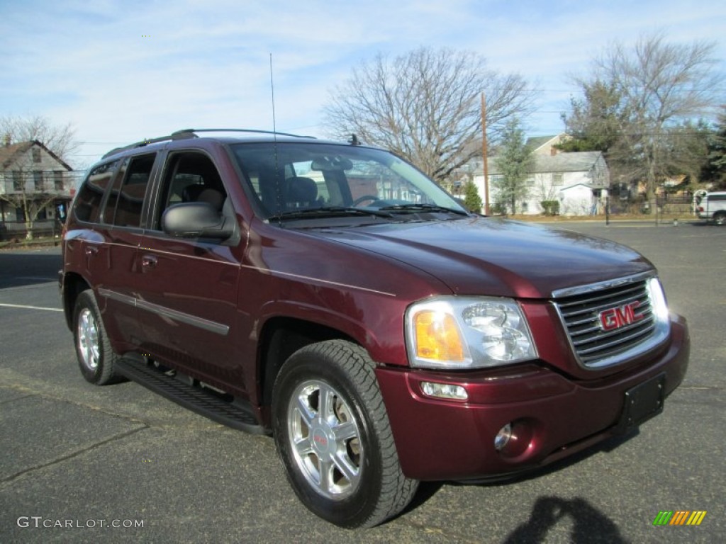 2007 Envoy SLT 4x4 - Cranberry Red Metallic / Ebony photo #11