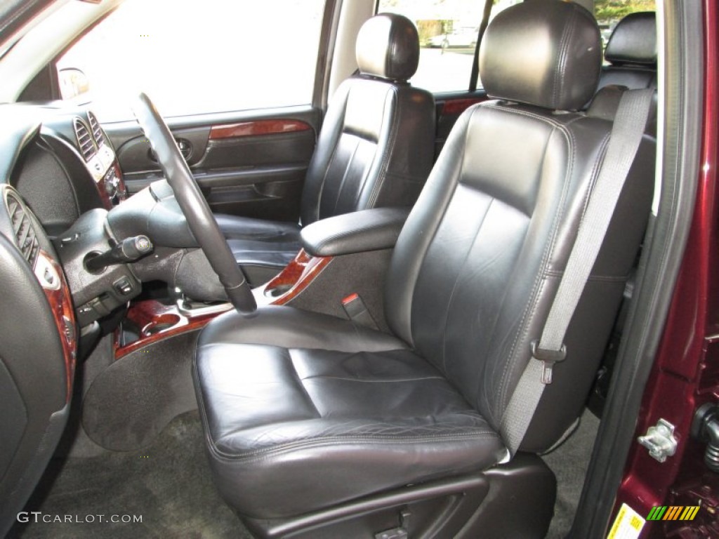 Ebony Interior 2007 GMC Envoy SLT 4x4 Photo #75783113