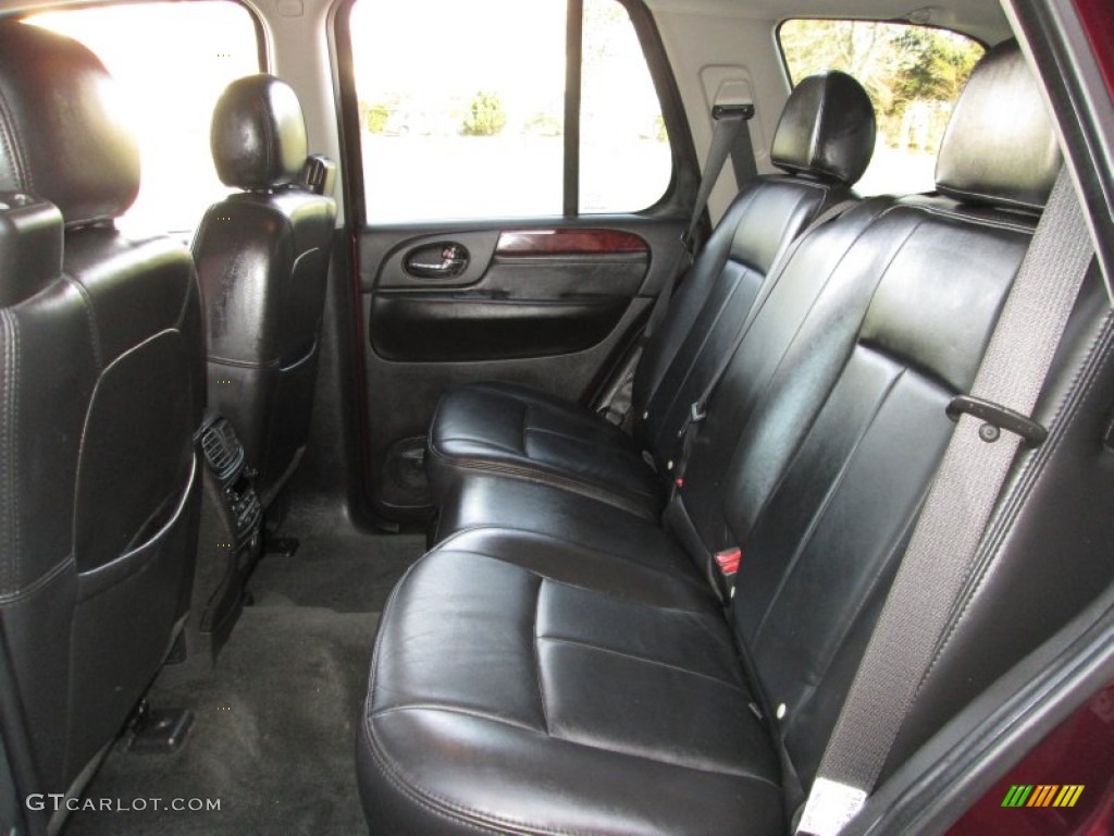 Ebony Interior 2007 GMC Envoy SLT 4x4 Photo #75783158