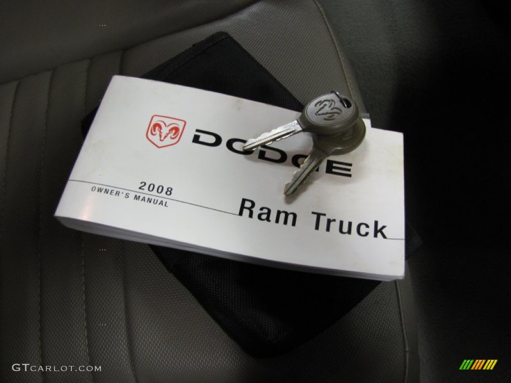 2008 Ram 1500 ST Quad Cab 4x4 - Light Khaki Metallic / Khaki photo #28