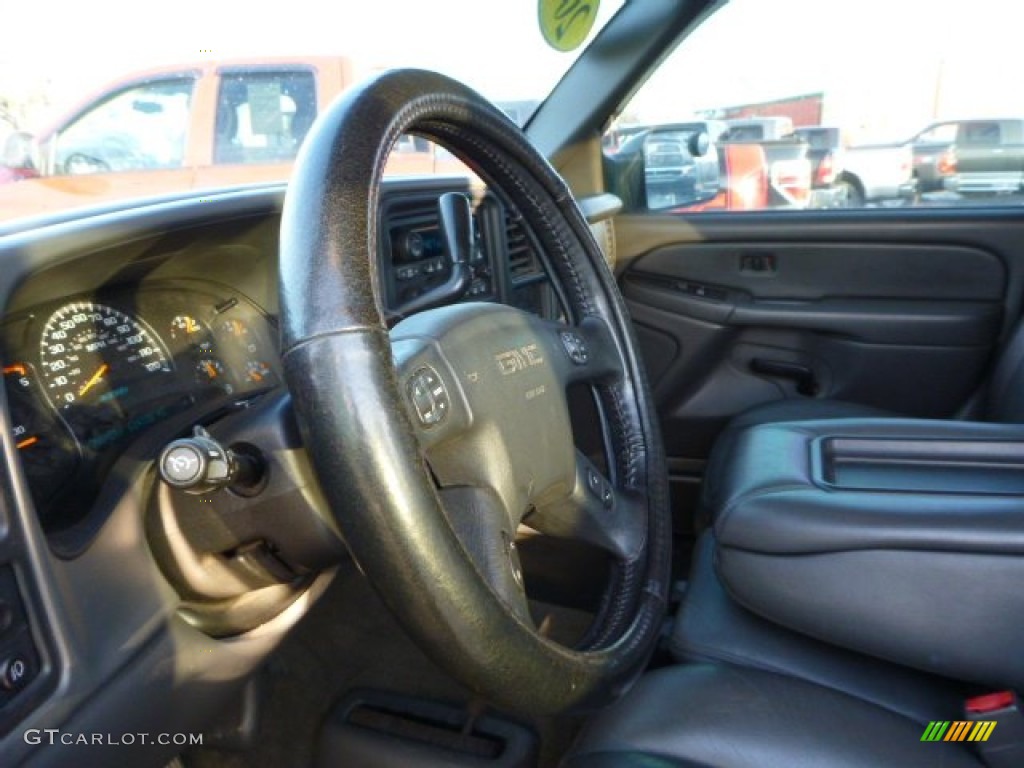 2005 Sierra 2500HD SLT Extended Cab 4x4 - Deep Blue Metallic / Dark Pewter photo #16