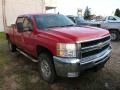 2009 Victory Red Chevrolet Silverado 2500HD LTZ Crew Cab 4x4  photo #8