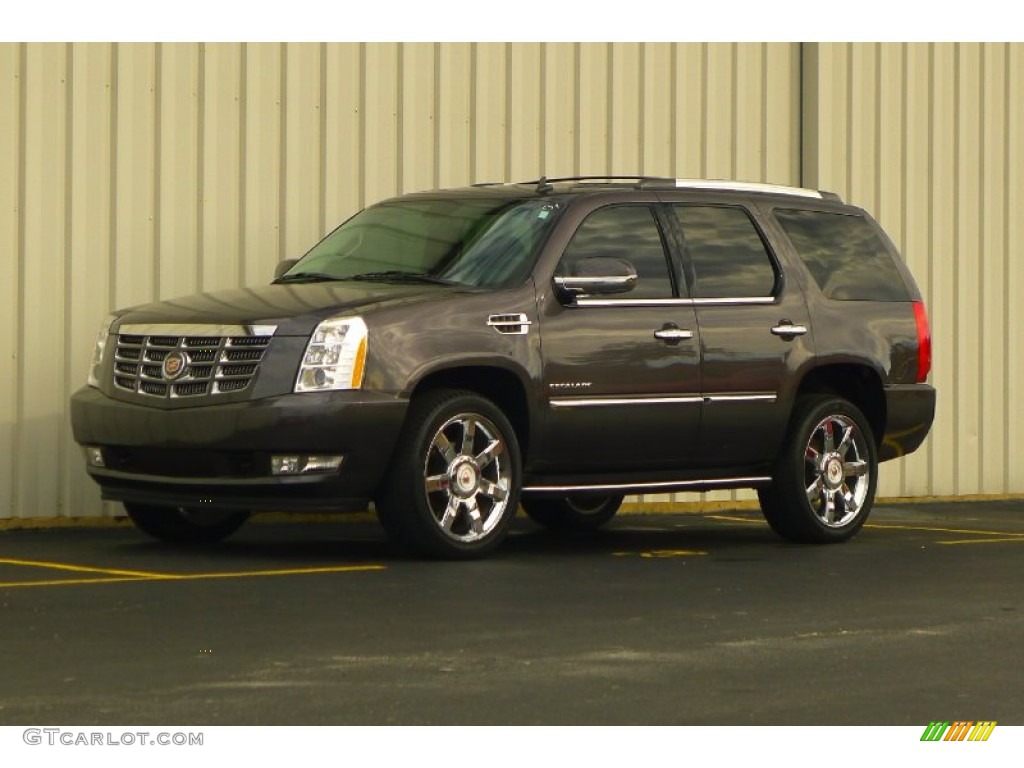 2011 Escalade Luxury AWD - Galaxy Gray Metallic / Ebony/Ebony photo #1