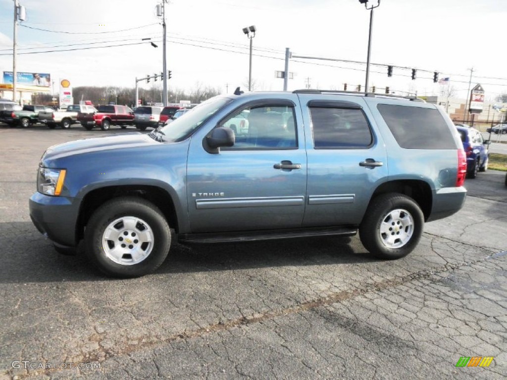 Blue Granite Metallic 2009 Chevrolet Tahoe LS 4x4 Exterior Photo #75788641
