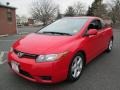 Rallye Red 2008 Honda Civic EX Coupe Exterior