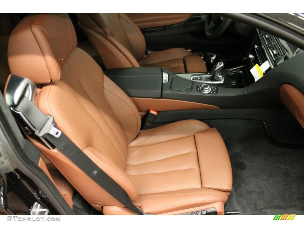 Cinnamon Brown Interior 2013 BMW 6 Series 640i Coupe Photo #75789345