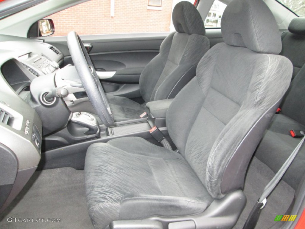 Gray Interior 2008 Honda Civic EX Coupe Photo #75789403