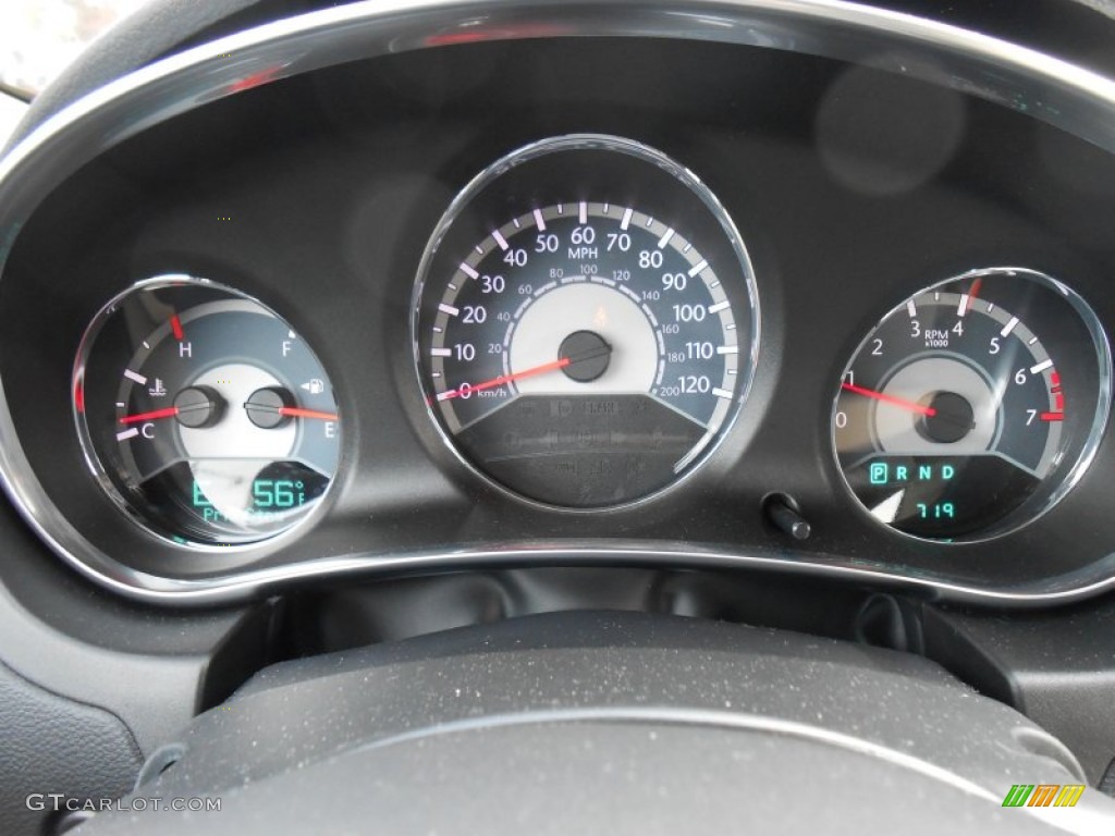 2012 Chrysler 200 Limited Sedan Gauges Photo #75790105
