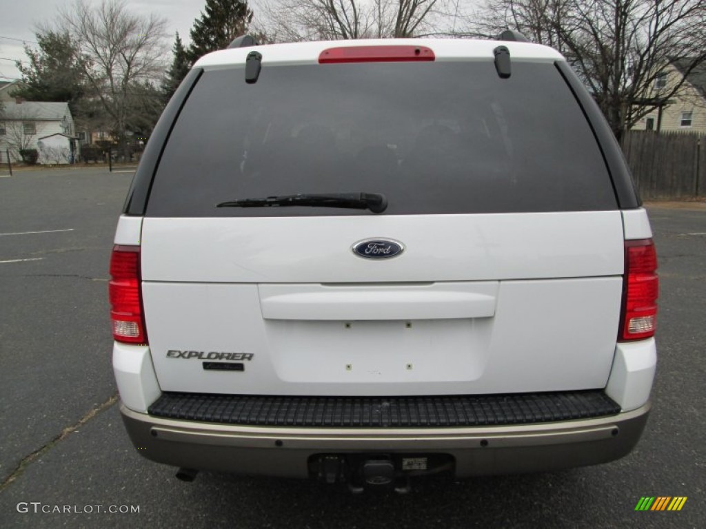 2004 Explorer Eddie Bauer 4x4 - Oxford White / Medium Parchment photo #6