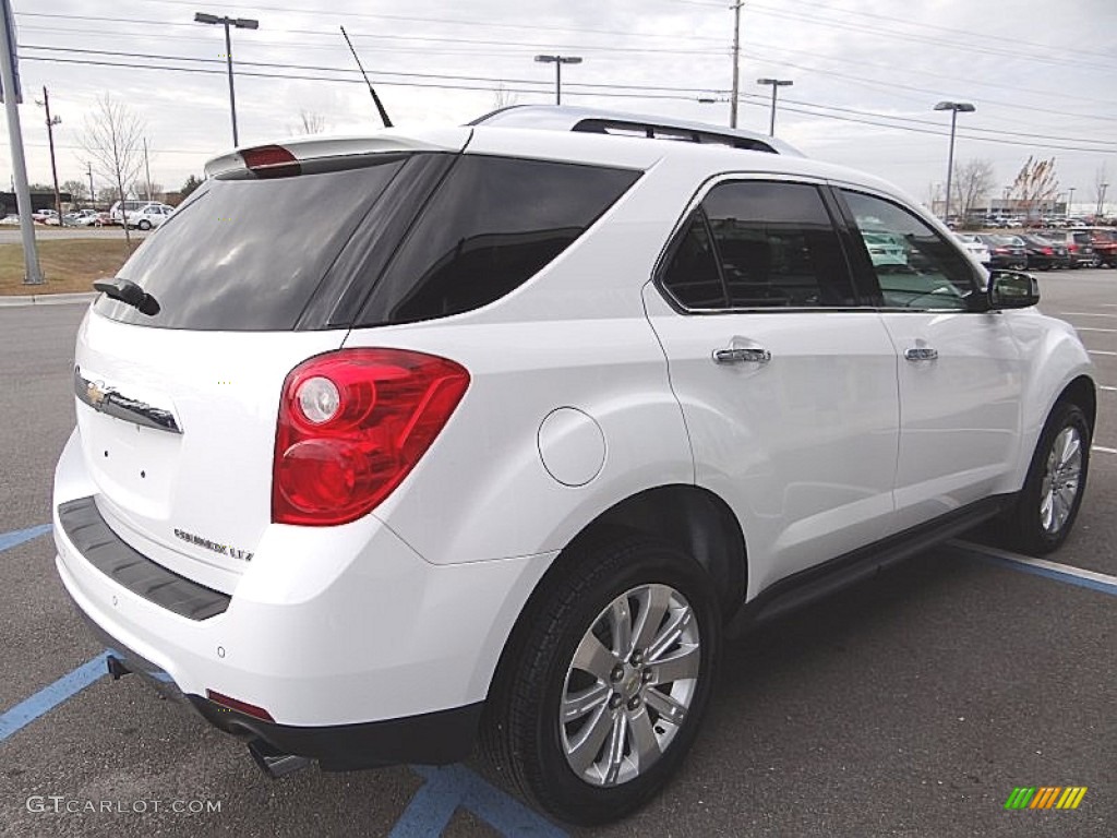 2010 Equinox LTZ - Summit White / Jet Black/Light Titanium photo #6