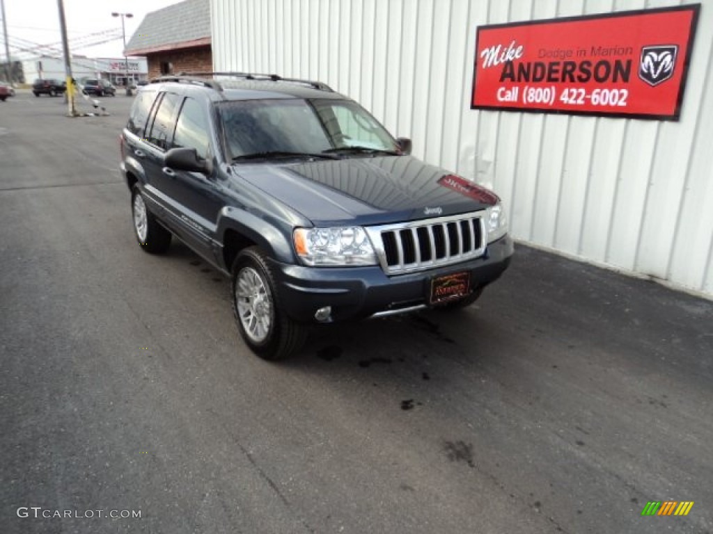 2004 Grand Cherokee Limited - Steel Blue Pearl / Taupe photo #1