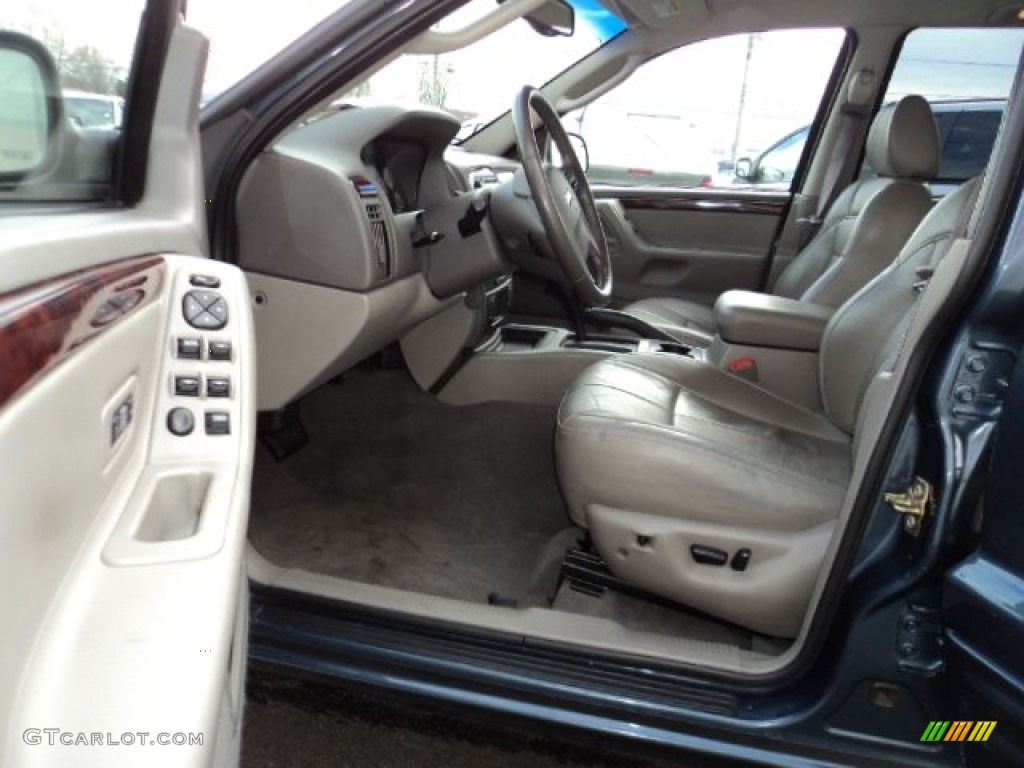 2004 Grand Cherokee Limited - Steel Blue Pearl / Taupe photo #5