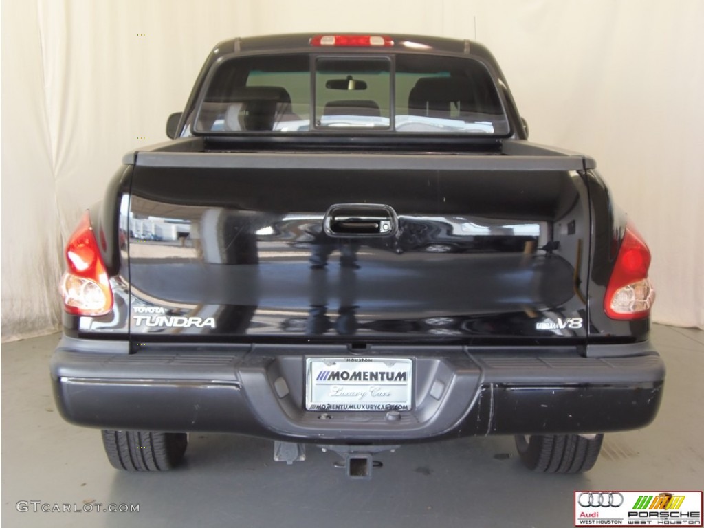 2005 Tundra Limited Access Cab - Black / Taupe photo #18