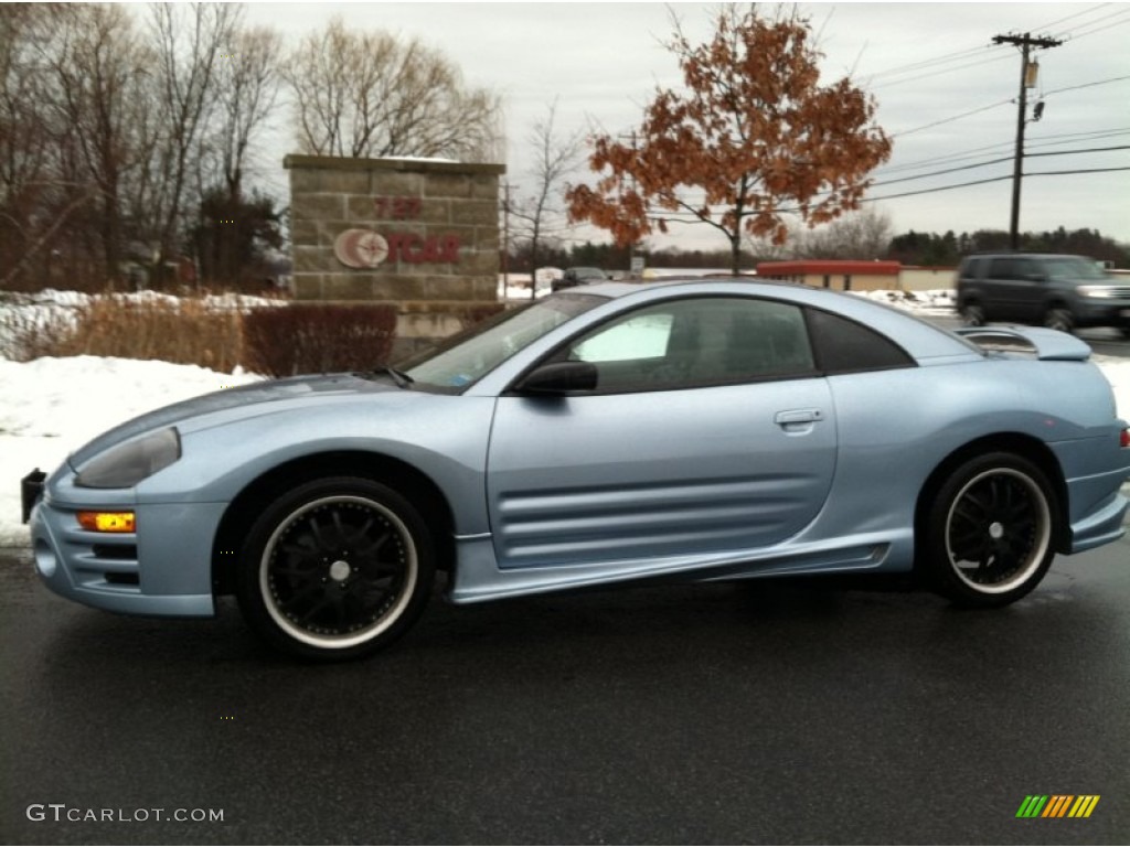 2004 Eclipse GTS Coupe - Steel Blue Pearl / Midnight photo #1