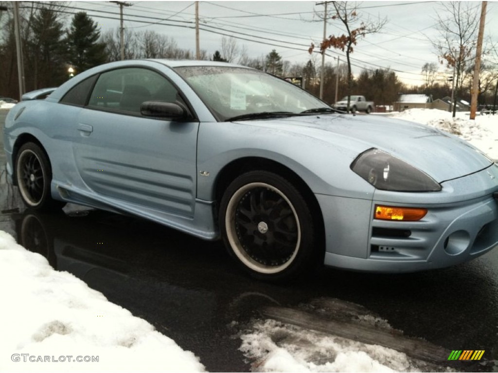 2004 Eclipse GTS Coupe - Steel Blue Pearl / Midnight photo #4