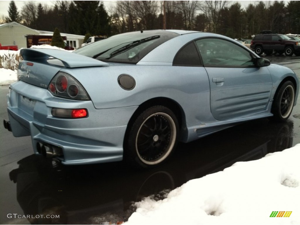 2004 Eclipse GTS Coupe - Steel Blue Pearl / Midnight photo #5