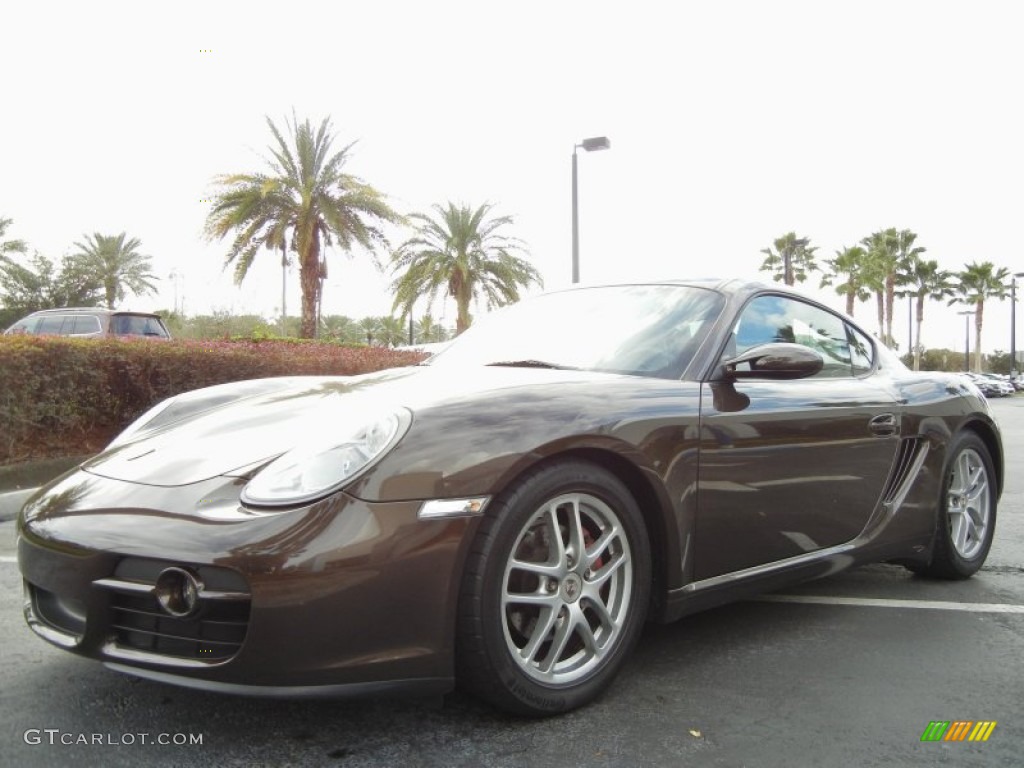Macadamia Metallic 2008 Porsche Cayman Standard Cayman Model Exterior Photo #75793618