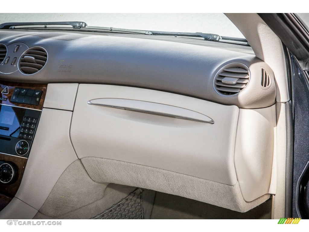 2009 CLK 350 Coupe - Majestic Black Metallic / Stone photo #22