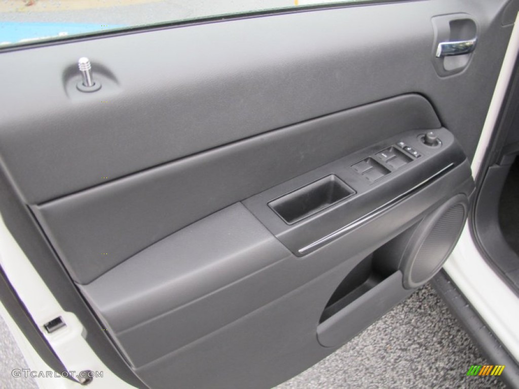 2010 Jeep Compass Limited Dark Slate Gray Door Panel Photo #75795005