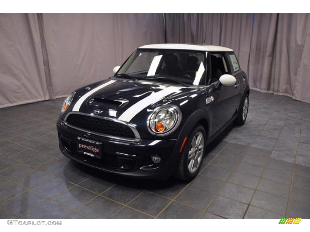 2013 Cooper S Hardtop - Reef Blue Metallic / Carbon Black photo #1