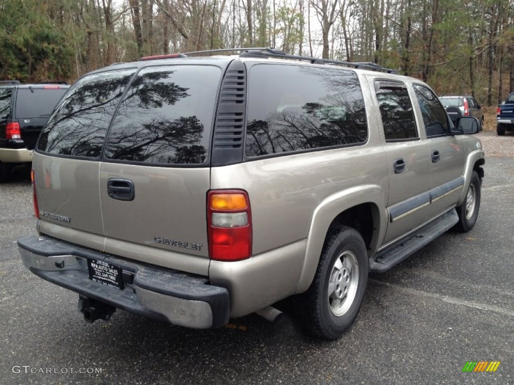 2003 Suburban 1500 Z71 4x4 - Sandalwood Metallic / Gray/Dark Charcoal photo #2