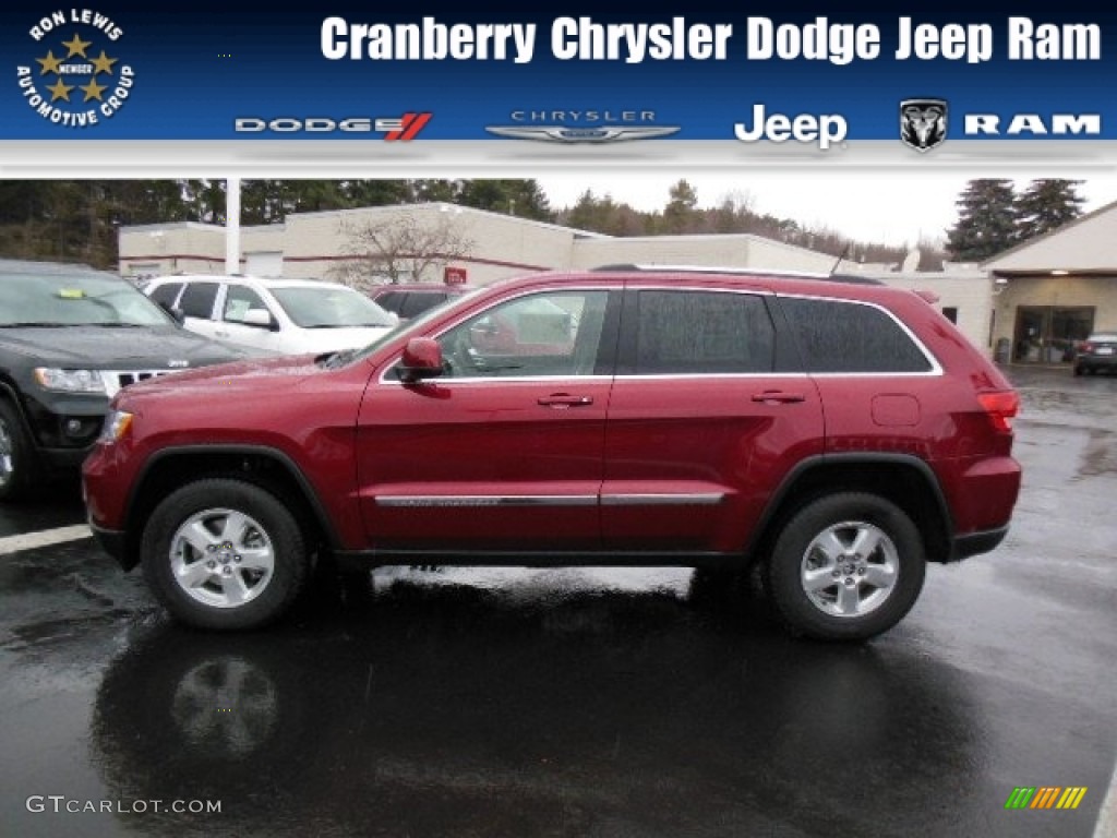 2013 Grand Cherokee Laredo 4x4 - Deep Cherry Red Crystal Pearl / Dark Graystone/Medium Graystone photo #1