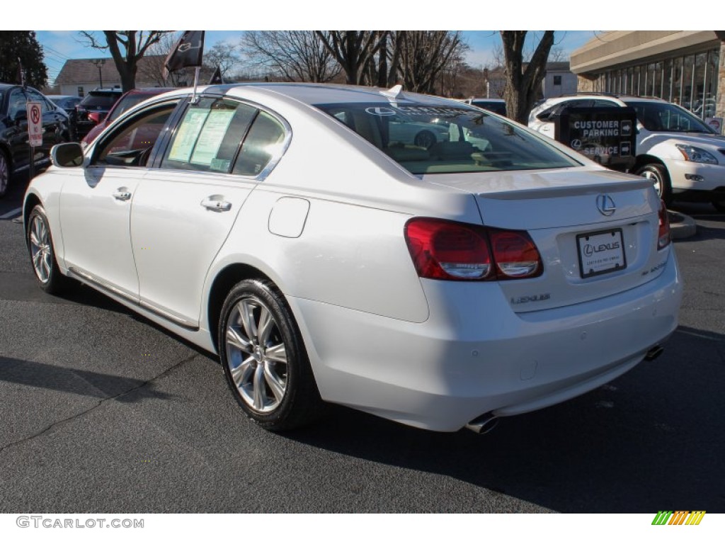 2010 GS 350 AWD - Starfire Pearl White / Parchment photo #4