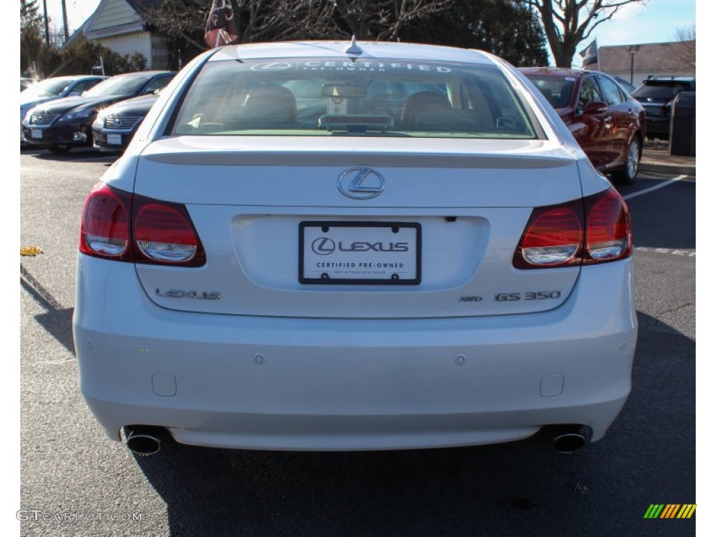 2010 GS 350 AWD - Starfire Pearl White / Parchment photo #5